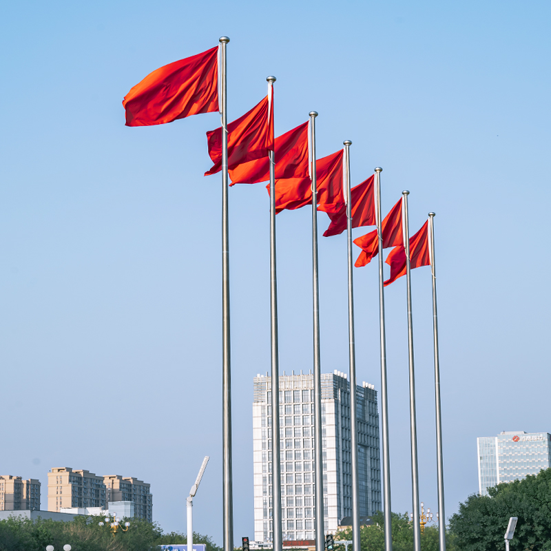 不銹鋼旗桿生產步驟